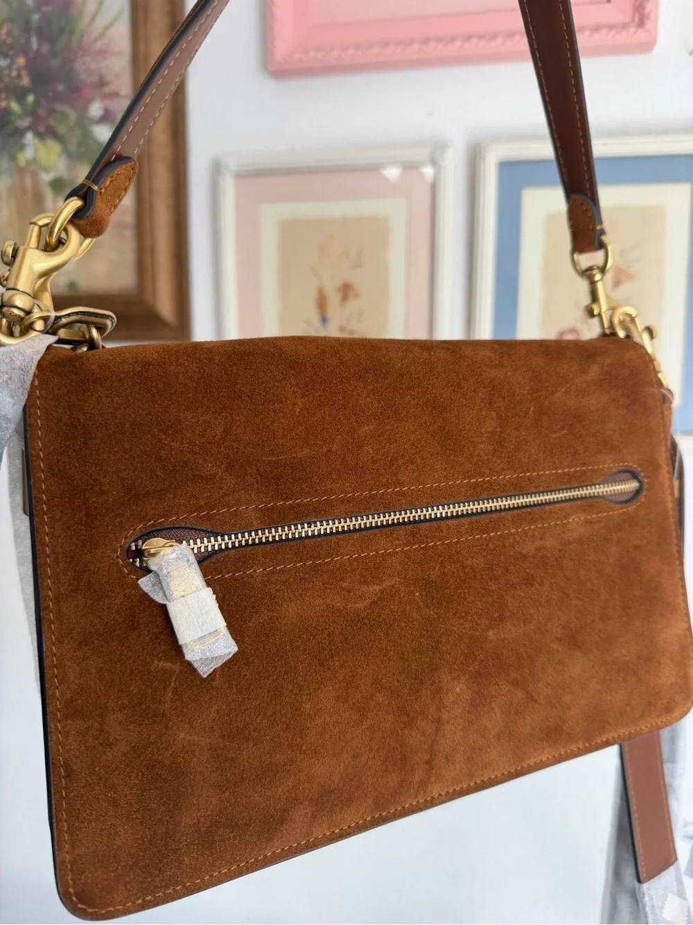 NWT Coach Tabby Shoulder Bag in Warm Brown